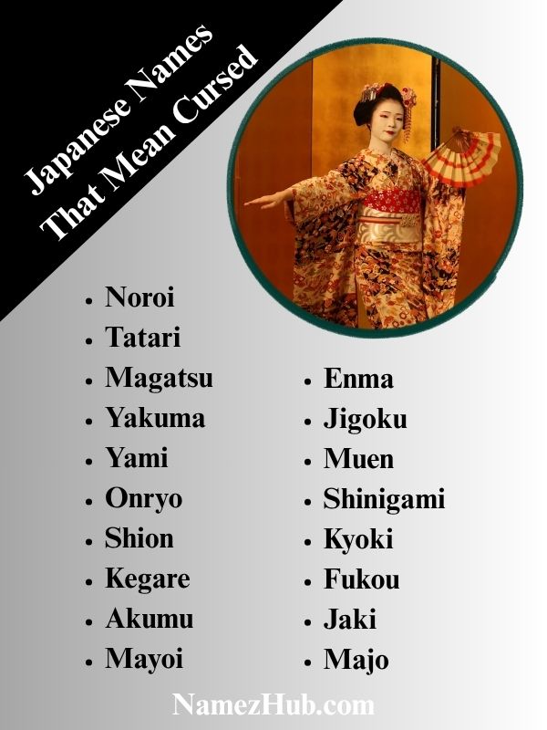 Japanese Names That Mean Cursed