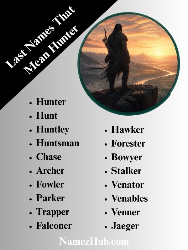 Last Names That Mean Hunter