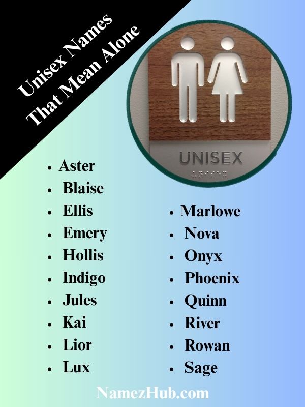 Unisex-Names-That-Mean-Alone