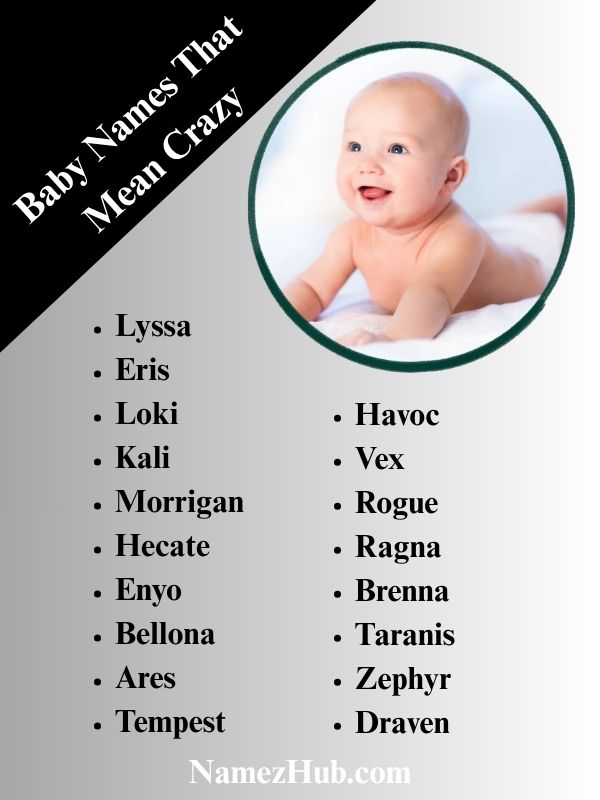 Baby Names That Mean Crazy