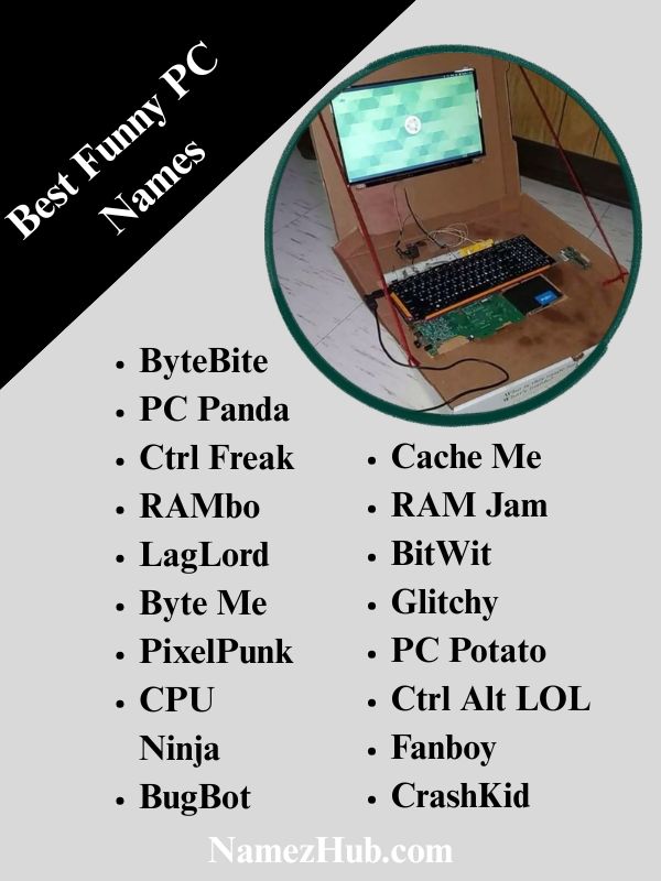 Best Funny PC Names