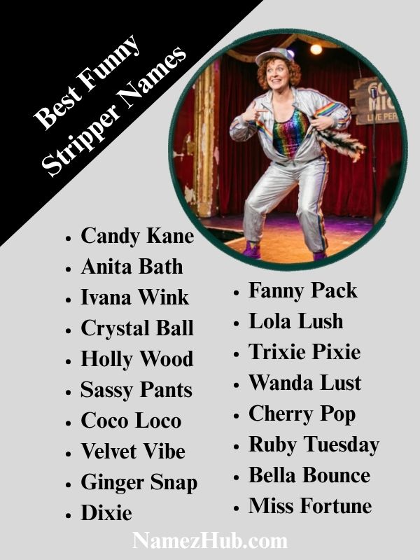 Best Funny Stripper Names