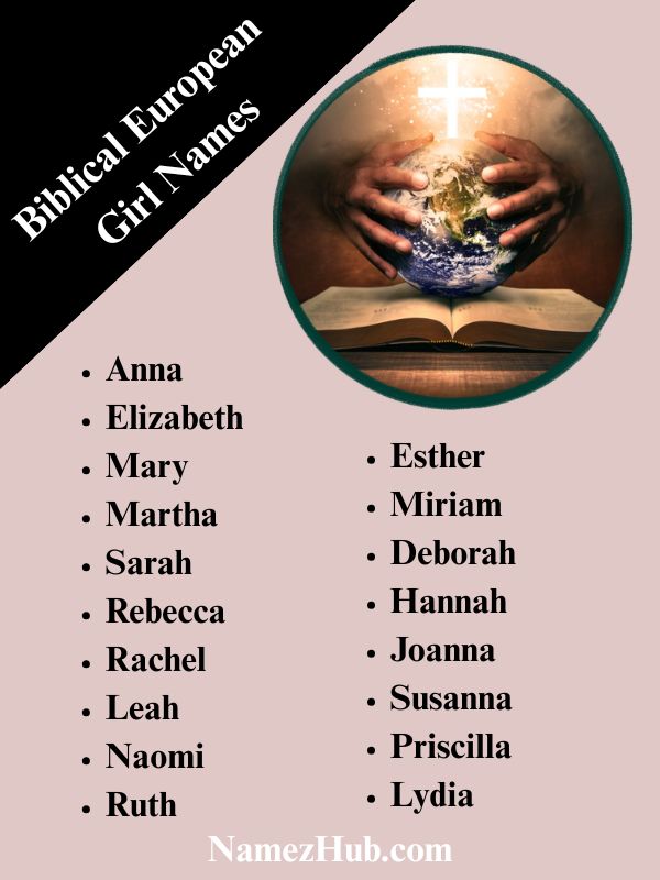 Biblical European Girl Names