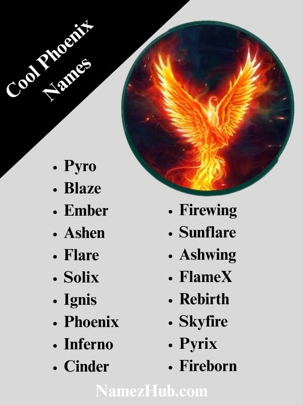 Cool Phoenix Names