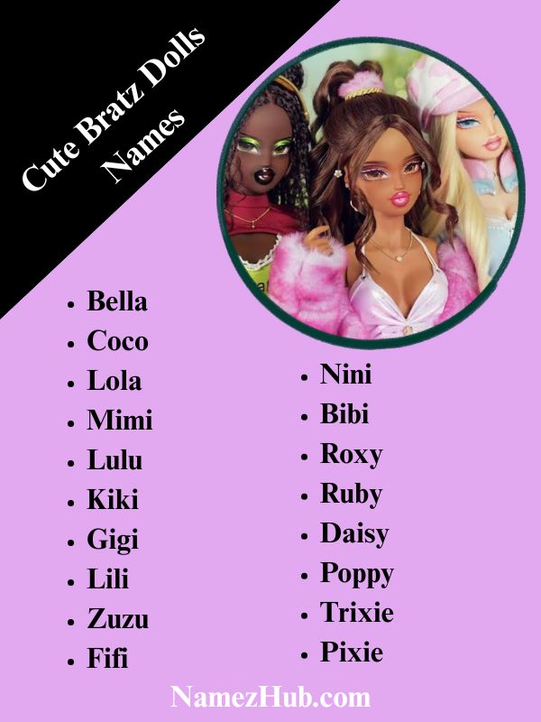 Cute Bratz Dolls Names