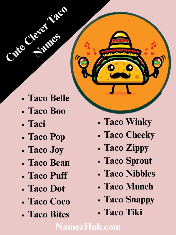 Cute Clever Taco Names