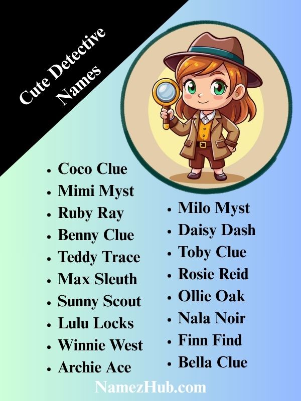 Cute Detective Names