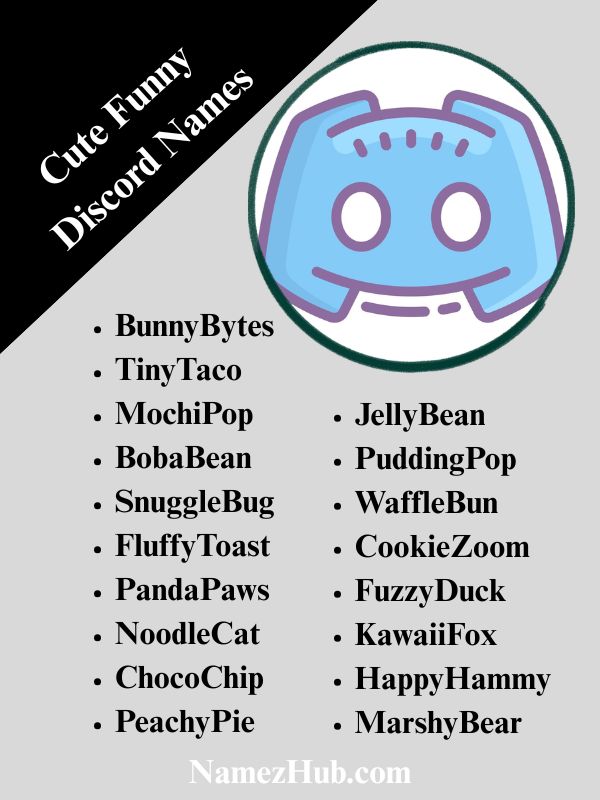 Cute Funny Discord Names