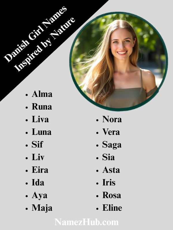Danish Girl Names Inspired by Nature