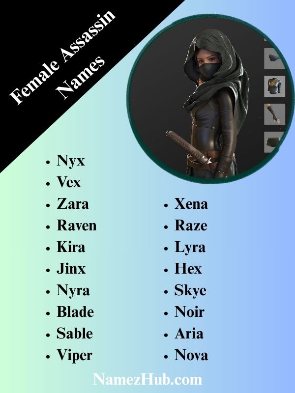 Female Assassin Names