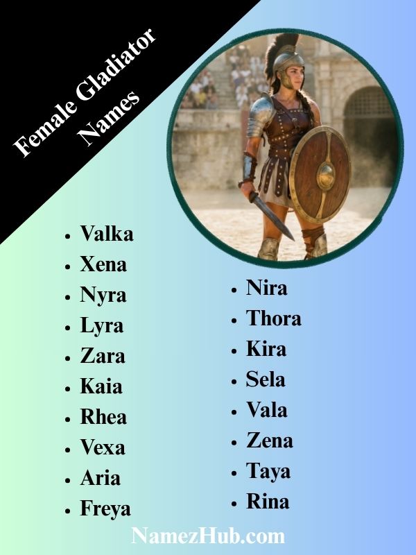Female Gladiator Names