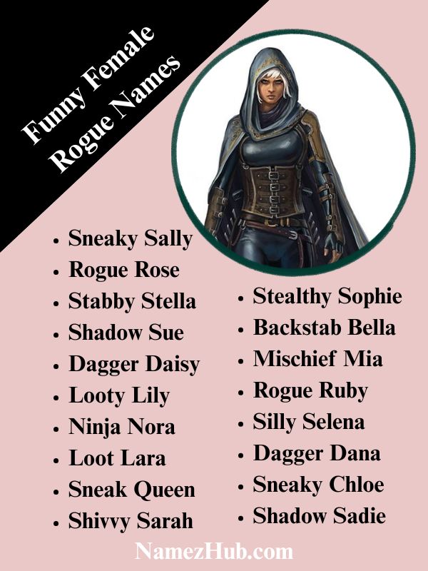 Funny Female Rogue Names