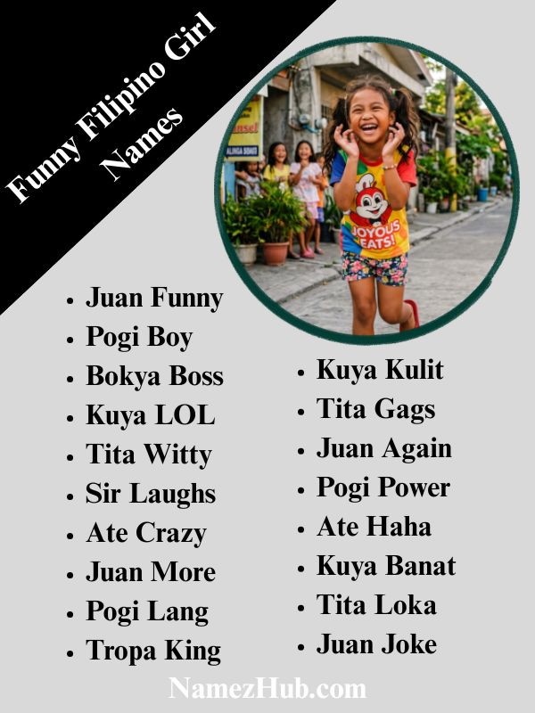 Funny Filipino Girl Names