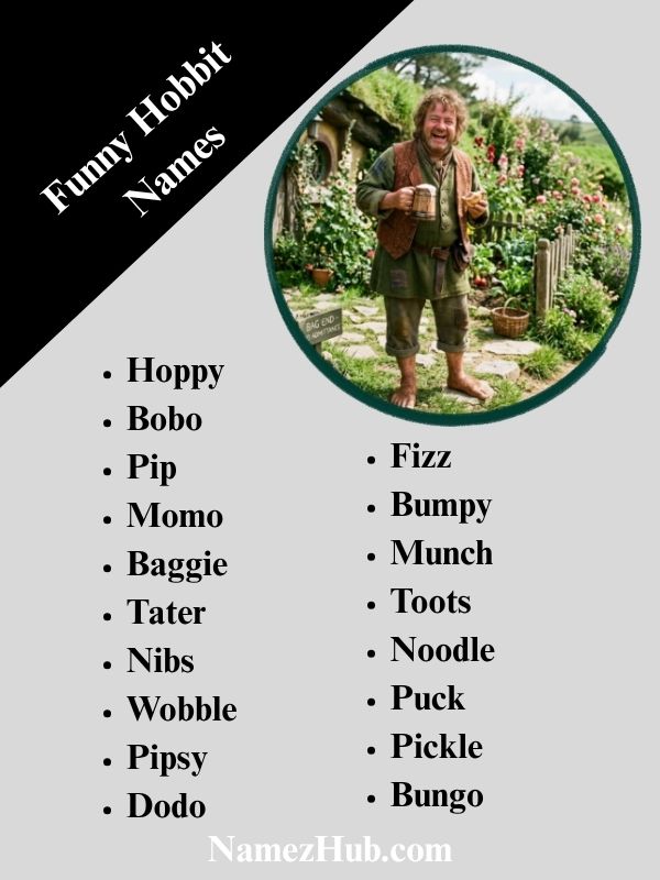 Funny Hobbit Names