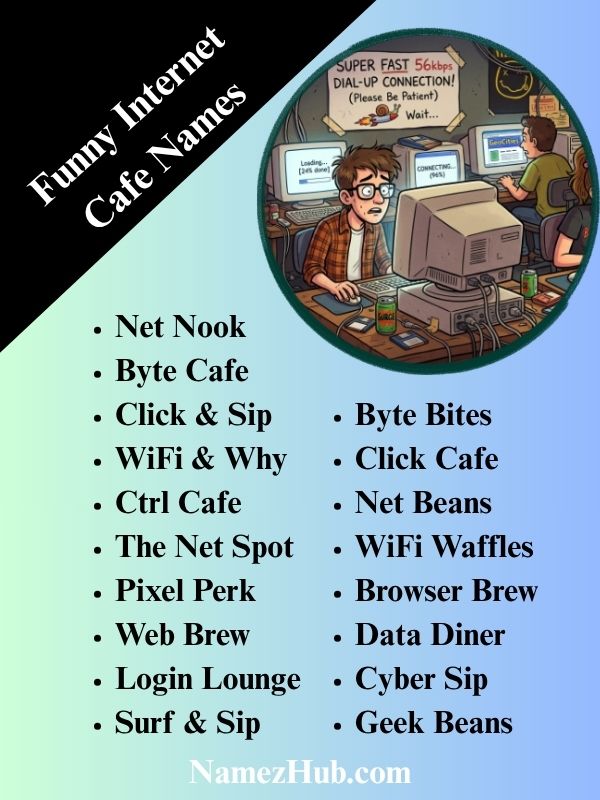 Funny Internet Cafe Names