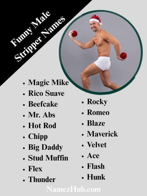 Funny Male Stripper Names
