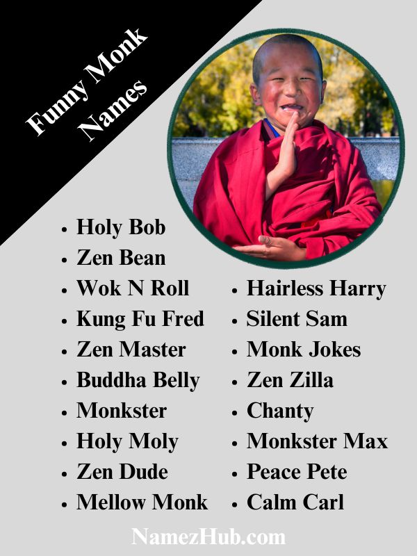 Funny Monk Names