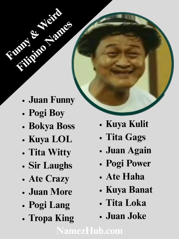 Funny & Weird Filipino Names