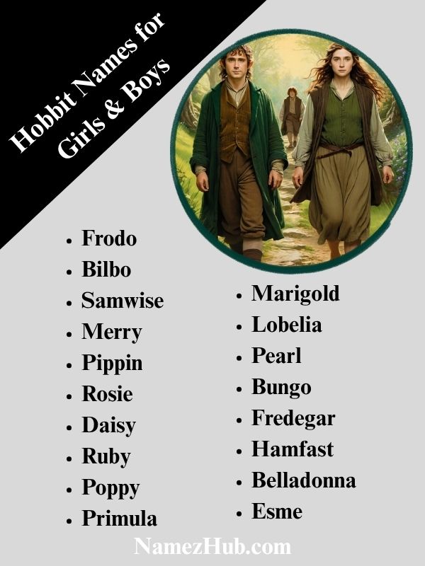 Hobbit Names for Girls & Boys