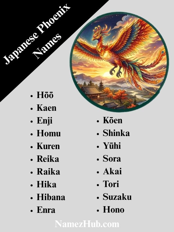 Japanese Phoenix Names