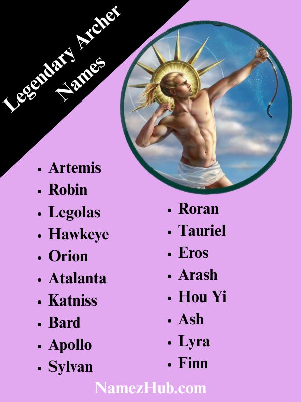 Legendary Archer Names