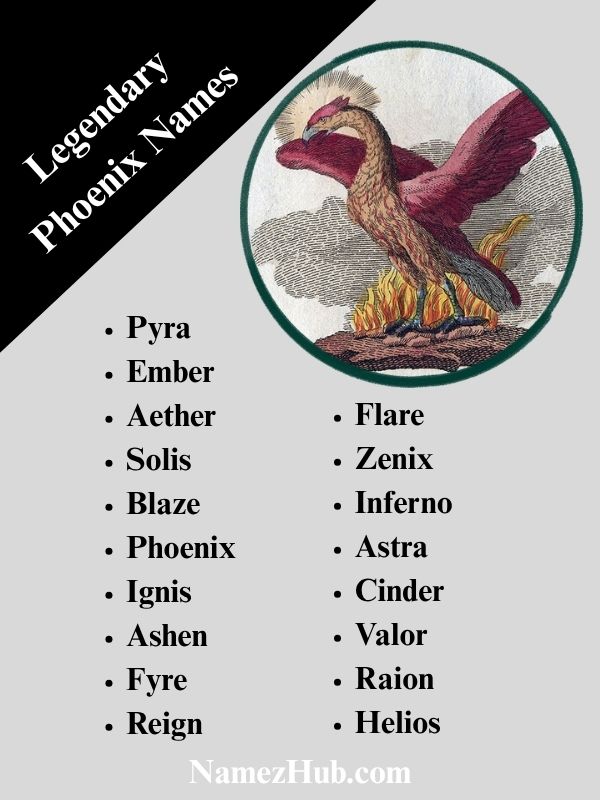 Legendary Phoenix Names