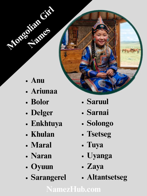Mongolian Girl Names