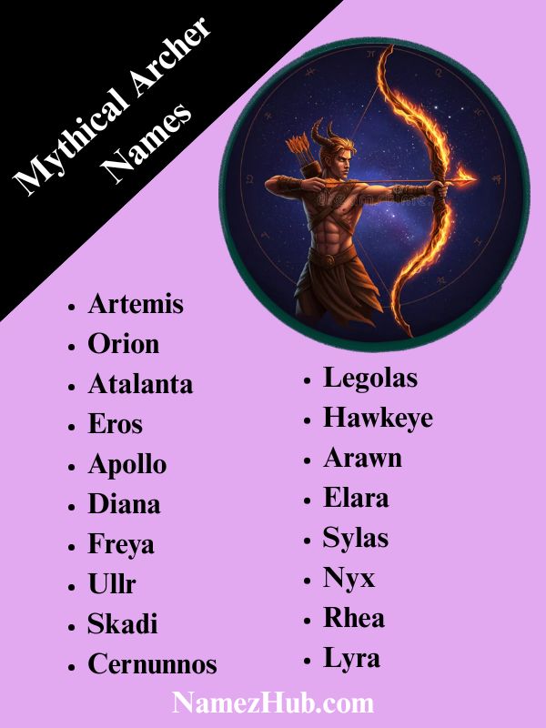 Mythical Archer Names