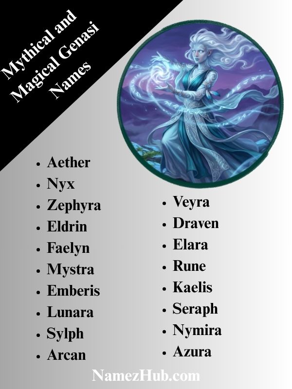 Mythical and Magical Genasi Names