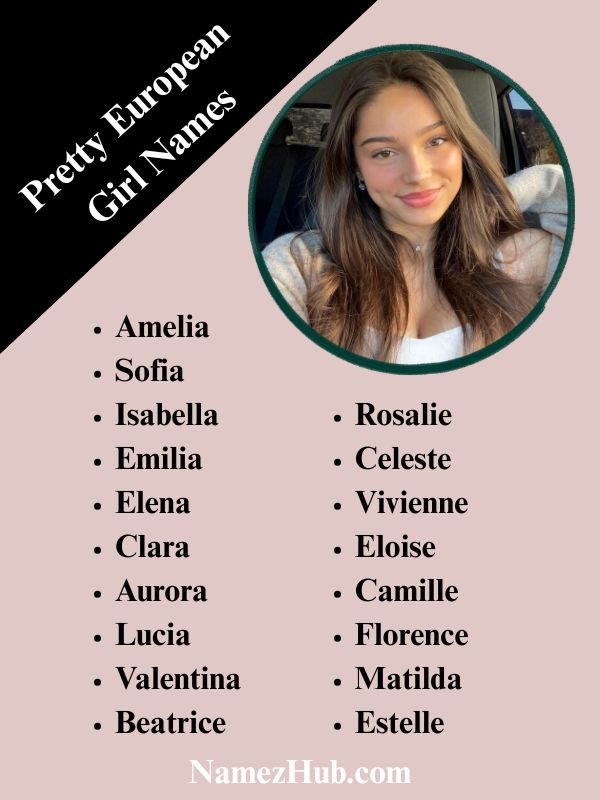 Pretty European Girl Names