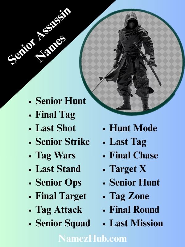 Senior Assassin Names