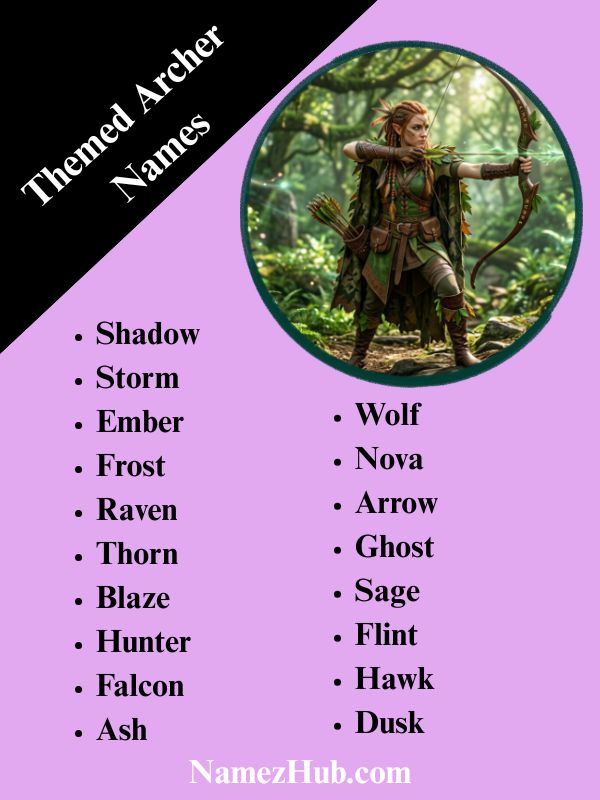 Themed Archer Names