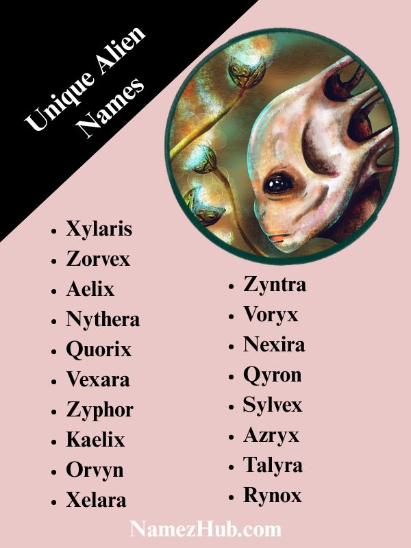 Unique Alien Names