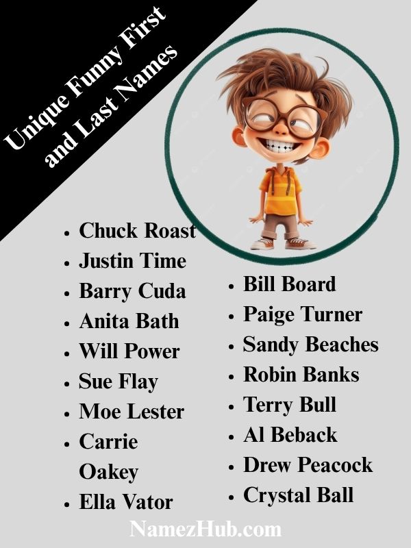 Unique Funny First and Last Names