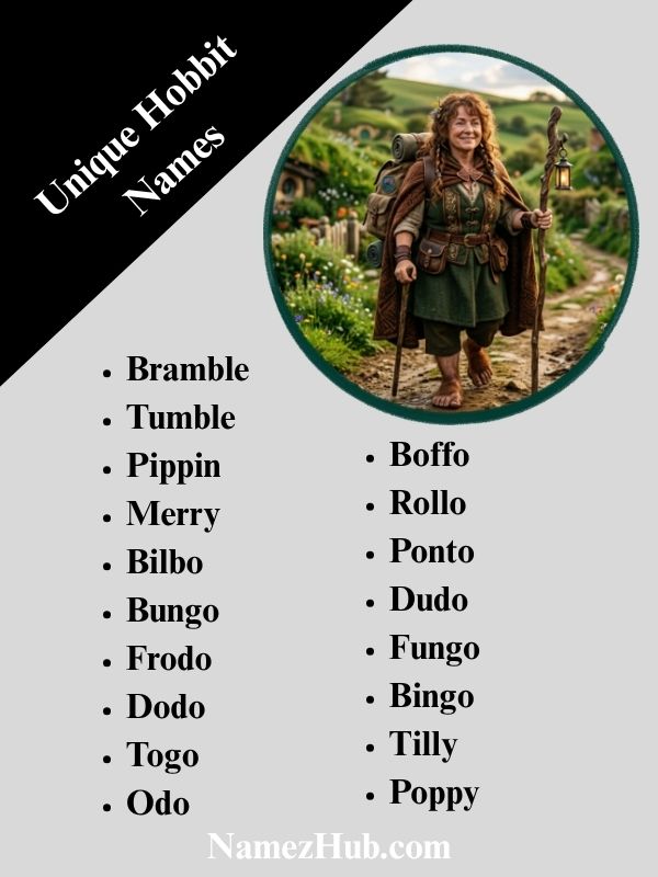 Unique Hobbit Names