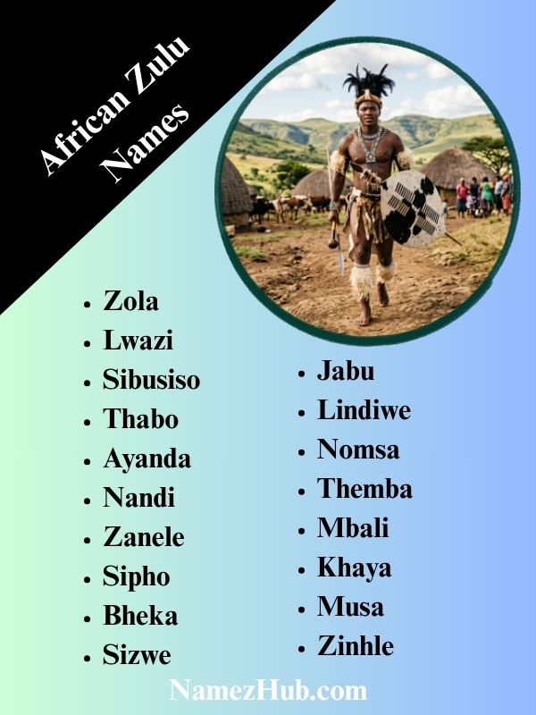 African Zulu Names
