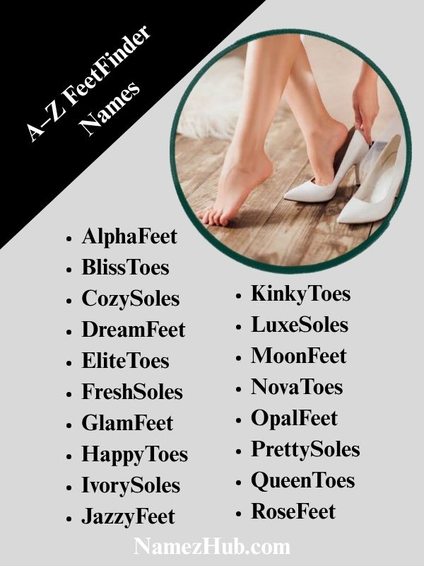 A–Z FeetFinder Names