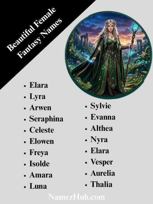 Beautiful Female Fantasy Names