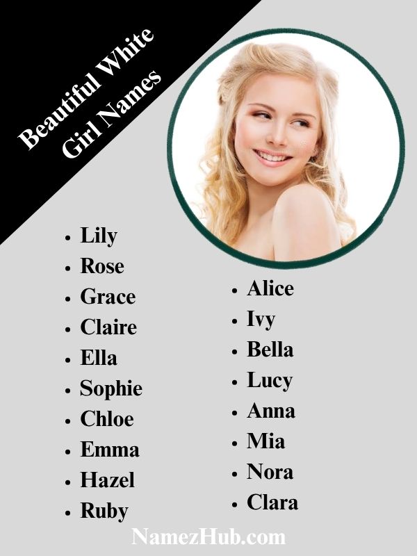 Beautiful White Girl Names