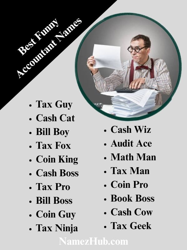 Best Funny Accountant Names
