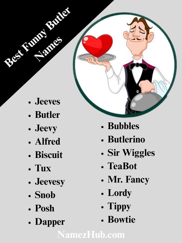 Best Funny Butler Names