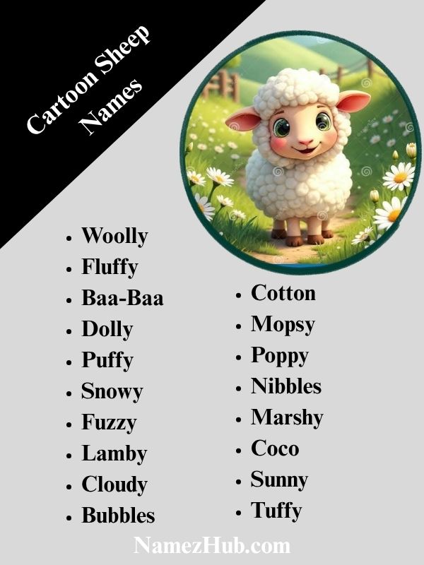 Cartoon Sheep Names