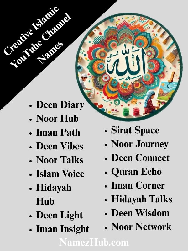 Creative Islamic YouTube Channel Names