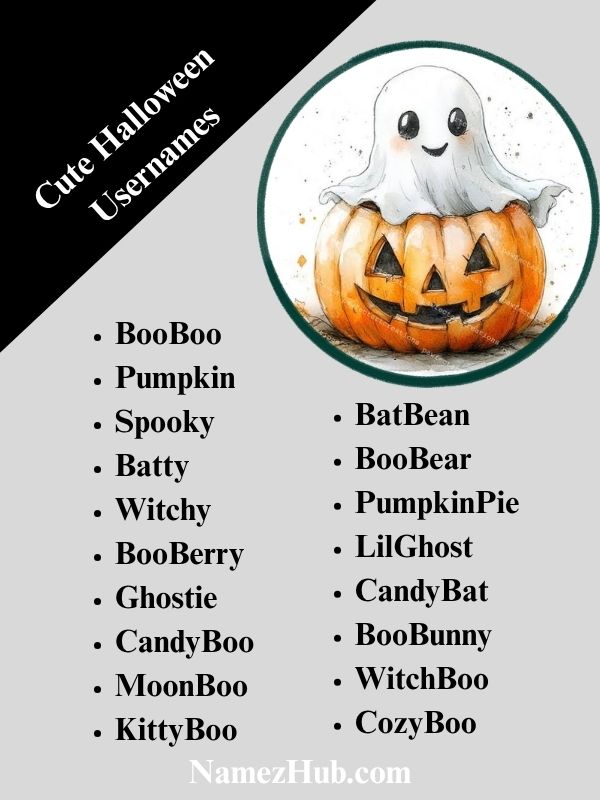 Cute Halloween Usernames