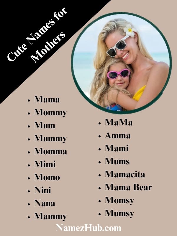 Cute Names for Mothers