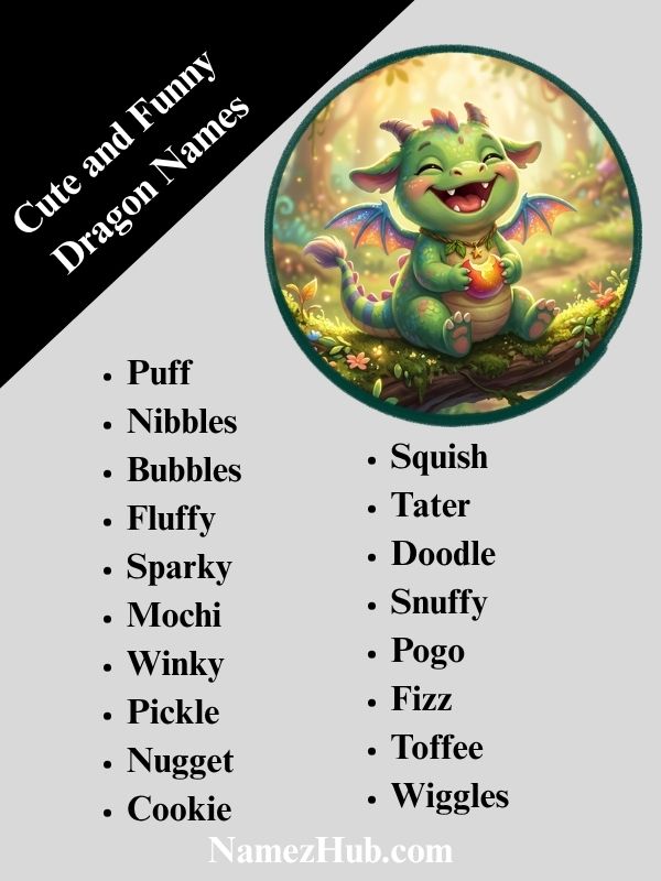 Cute and Funny Dragon Names