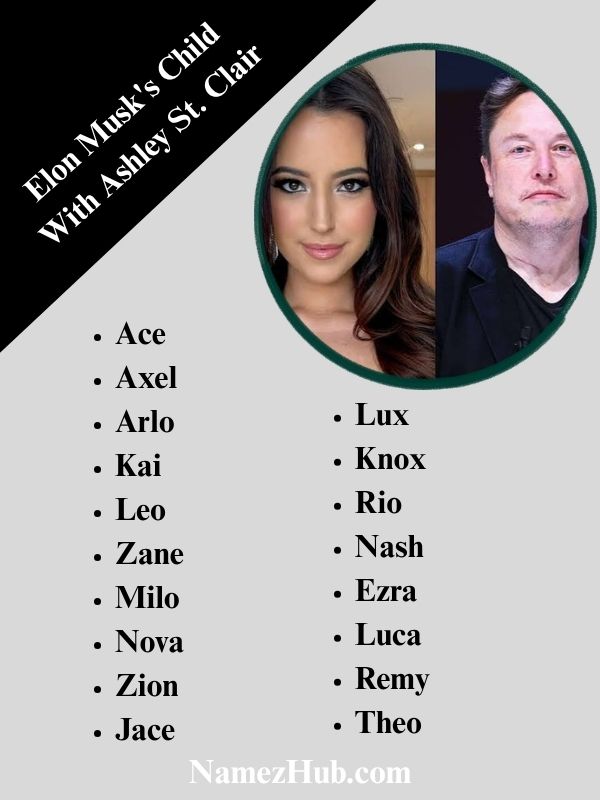 Elon Musks Child With Ashley St. Clair
