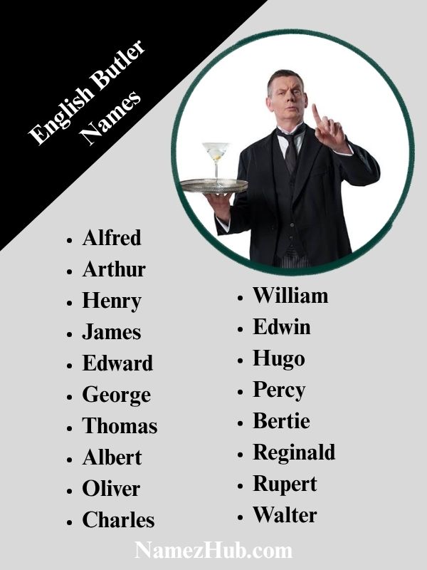 English Butler Names