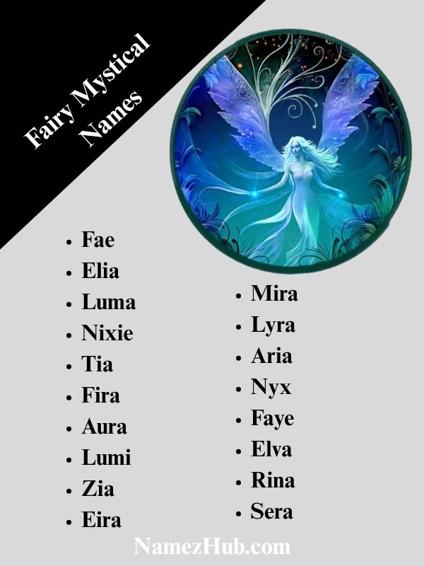 Fairy Mystical Names