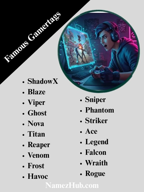 Famous Gamertags